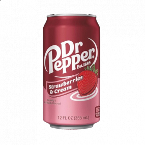 Dr Pepper strawberries & cream