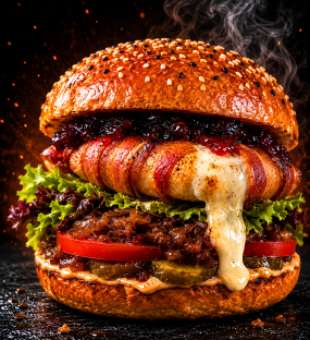 HERMELÍN BURGER MENU