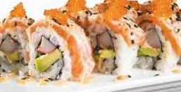 95 Sake flambè roll 4 pz.