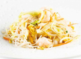 146 Noodles con gamberi