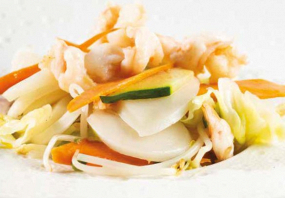 149 Gnocchi con gamberi