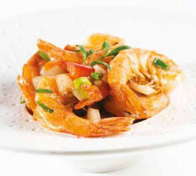 166 Gamberi sale e pepe