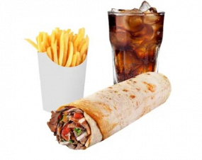 Menú 1 Durum Carne y Salsa