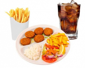 Menú Plato Kebab Ali Baba