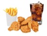 Menú Pollo Frito, 3 Unidades