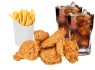 Menú Pollo Frito, 6 Unidades