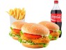 Menú 3 Hamburguesas