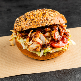 BBQ Csirkecomb burger