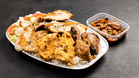 Csirke tál 2-3 személyre