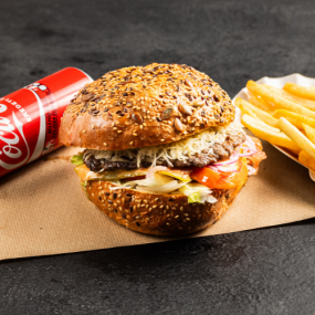 Velencei burger MENU