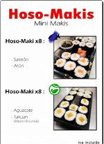 MINI MAKI TAKUAN ( 8 UNDS )