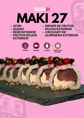 MAKI 27 ( 8 pza)