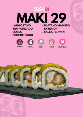 MAKI 29 ( 8 pza )