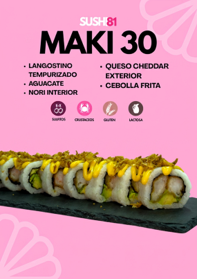 MAKI 30 ( 8 pza)