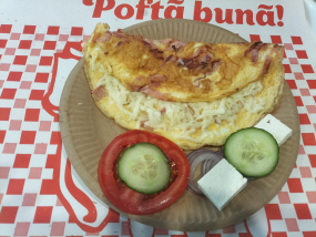 Omleta Cu Sunca Si Cascaval