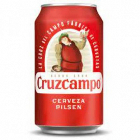 Cerveza Cruzcampo (lata 330 ml)