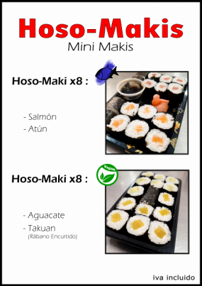 MINI MAKI SALMÓN (8 Und)