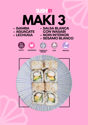 Maki 3 ( 8 pza)
