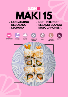 Maki 15 ( 8 pza)