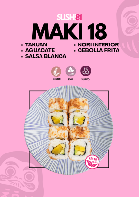 Maki 18 ( 8 pza)