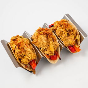 Spiced Pulled Chicken Taco