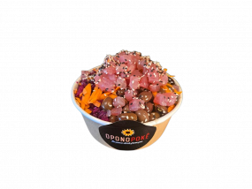 poke di tonno con riso e verdure