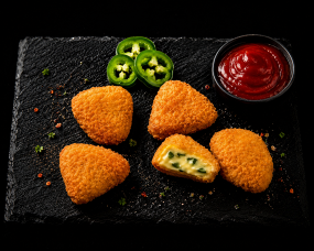 Vyprážané jalapeno cheddar nugetky (1,3,7)