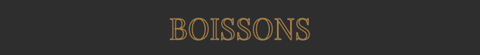 BOISSONS