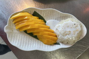 Riz gluant mangue coco