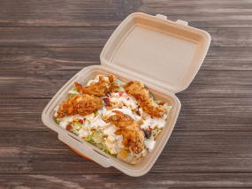 Salade + pain toasté