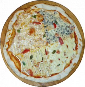 8. QUATTRO FORMAGGI PIZZA