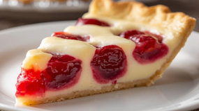 Vaníliás-meggyes pite