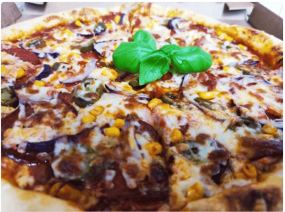 Családi pizza menü