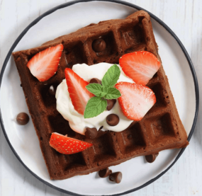 Töltött csokis gofri