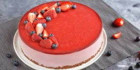 Mini olasz Mousse torta joghurtos-epres