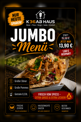 Jumbo Menü 🔥
