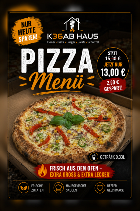 Pizza Menü 🔥