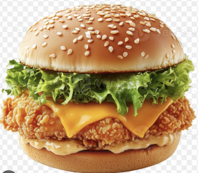 Chicken-Cheeseburger