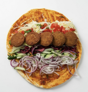Falafel Türkische Pizza