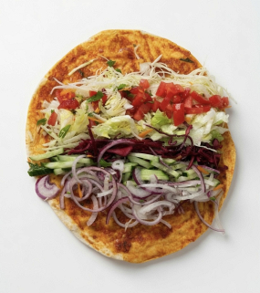 Türkische Pizza (vegetarisch)