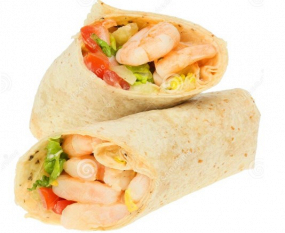 Wrap a la crevettes