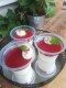 Panna cotta epres szósszal