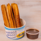 Churros, nutellás öntettel