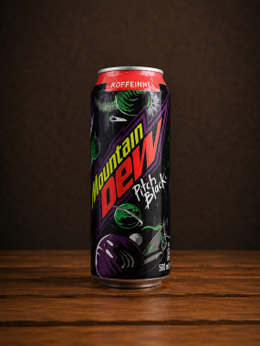 Mountain Dew Pitch Black koffeinnel 0,5 l