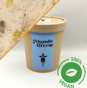 GLACE VEGAN - VANILLE . COOKIE SARRASIN . ECLATS DE CARAMEL