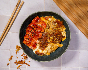 Donburi saumon tataki