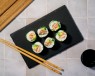 Spring saumon cuit teriyaki/avocat/menthe ((6 pièces)