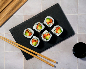 California veggy carotte/avocat/concombre (6 pièces)