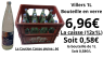 EAU MINÉRALE NATURELLE VILLERS (EN VERRE CONSIGNÉ) LA CAISSE 12x1L= 12L