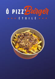 frites cheddar bacon oignons frits